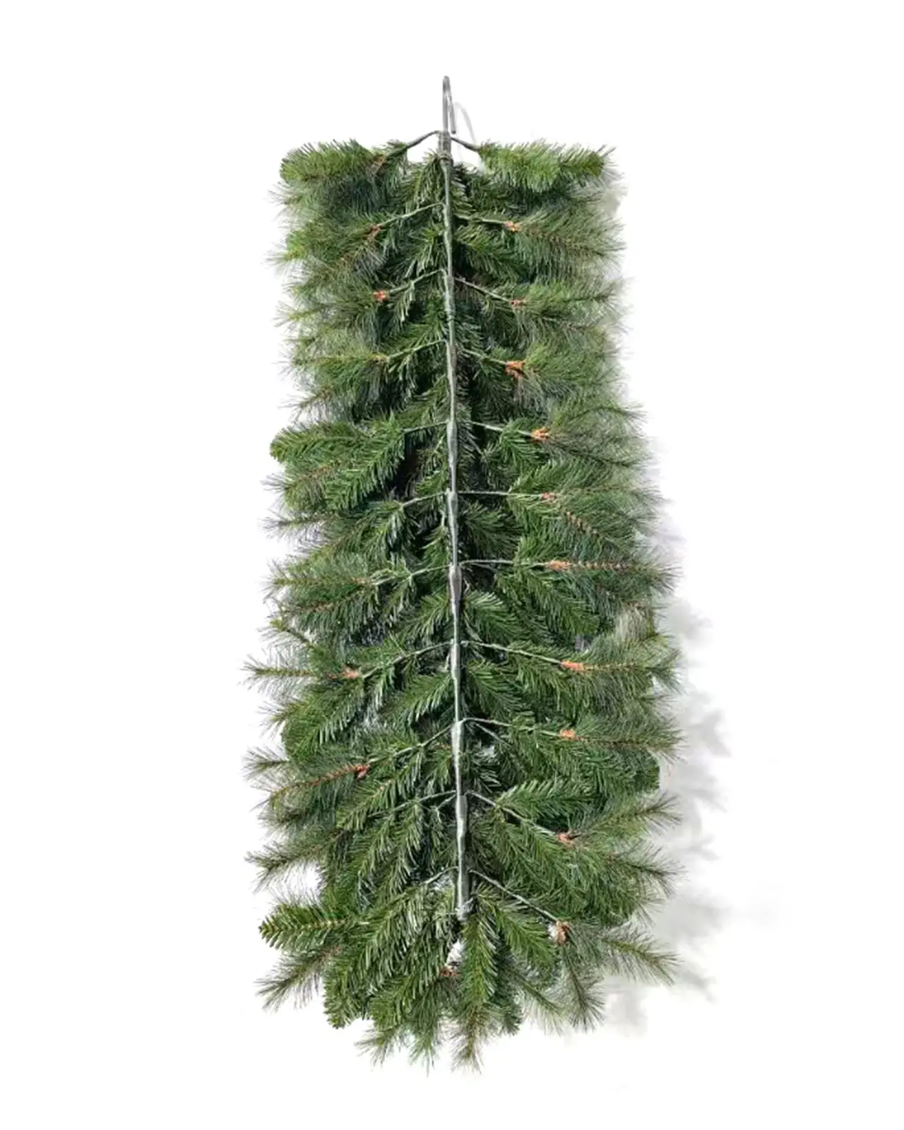 Pre-Lit Giant Panel Tree w/ Warm White LED Lights- Decorated