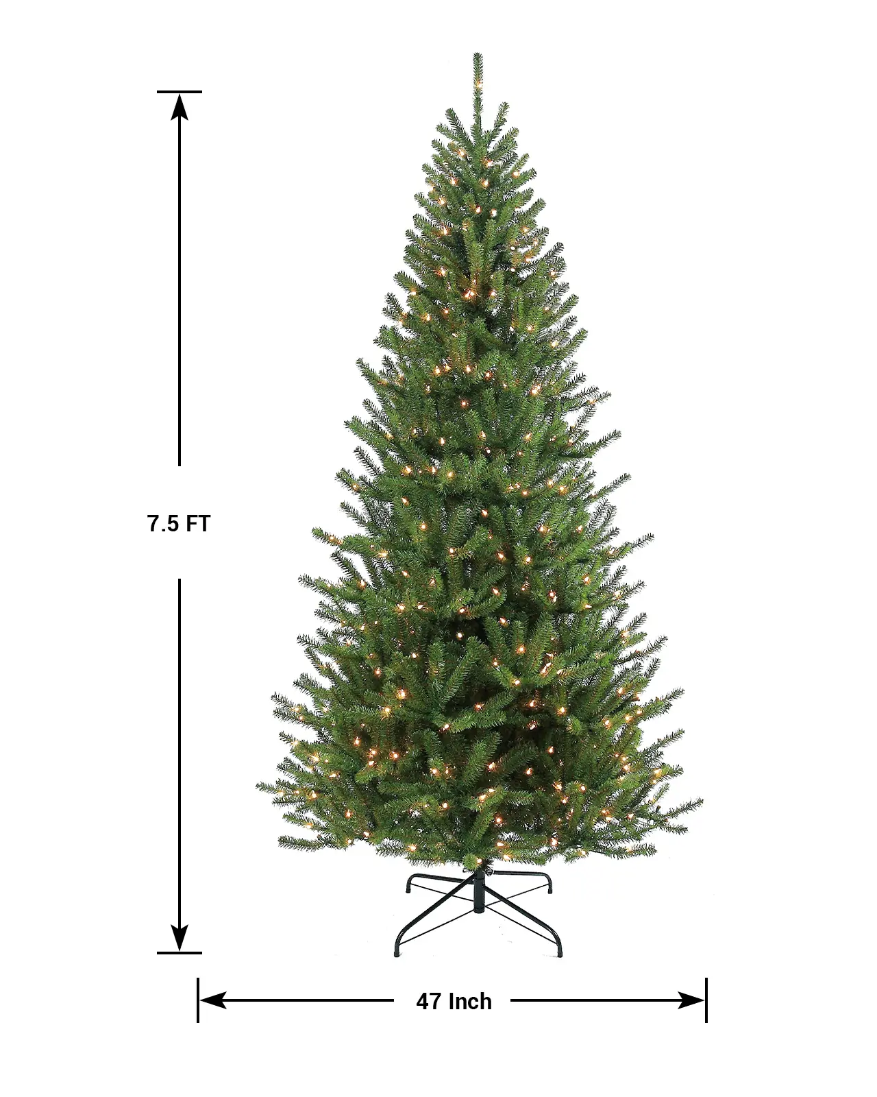 Pre-Lit Green Spruce Tree