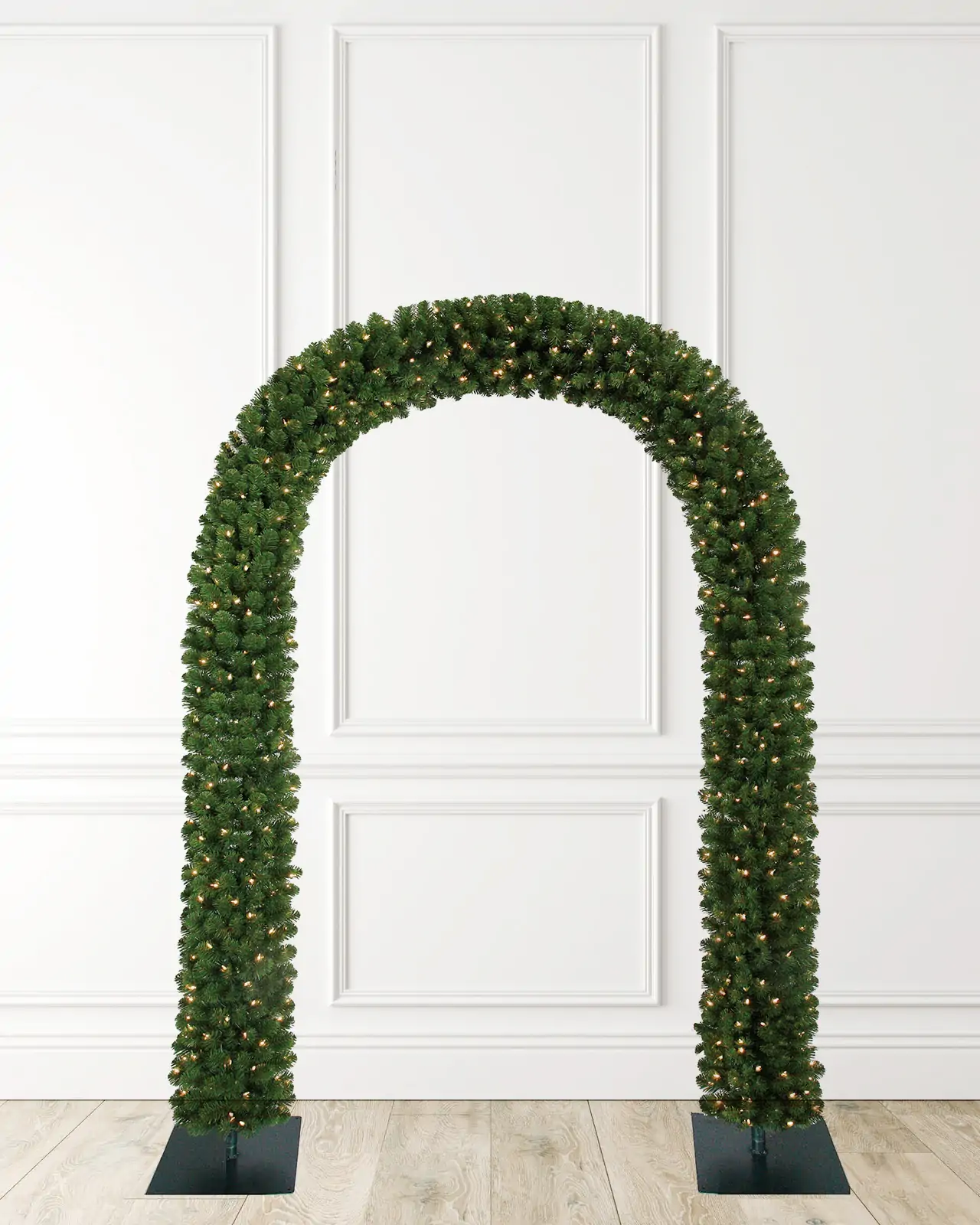 Pre-Lit Green Archway Tree