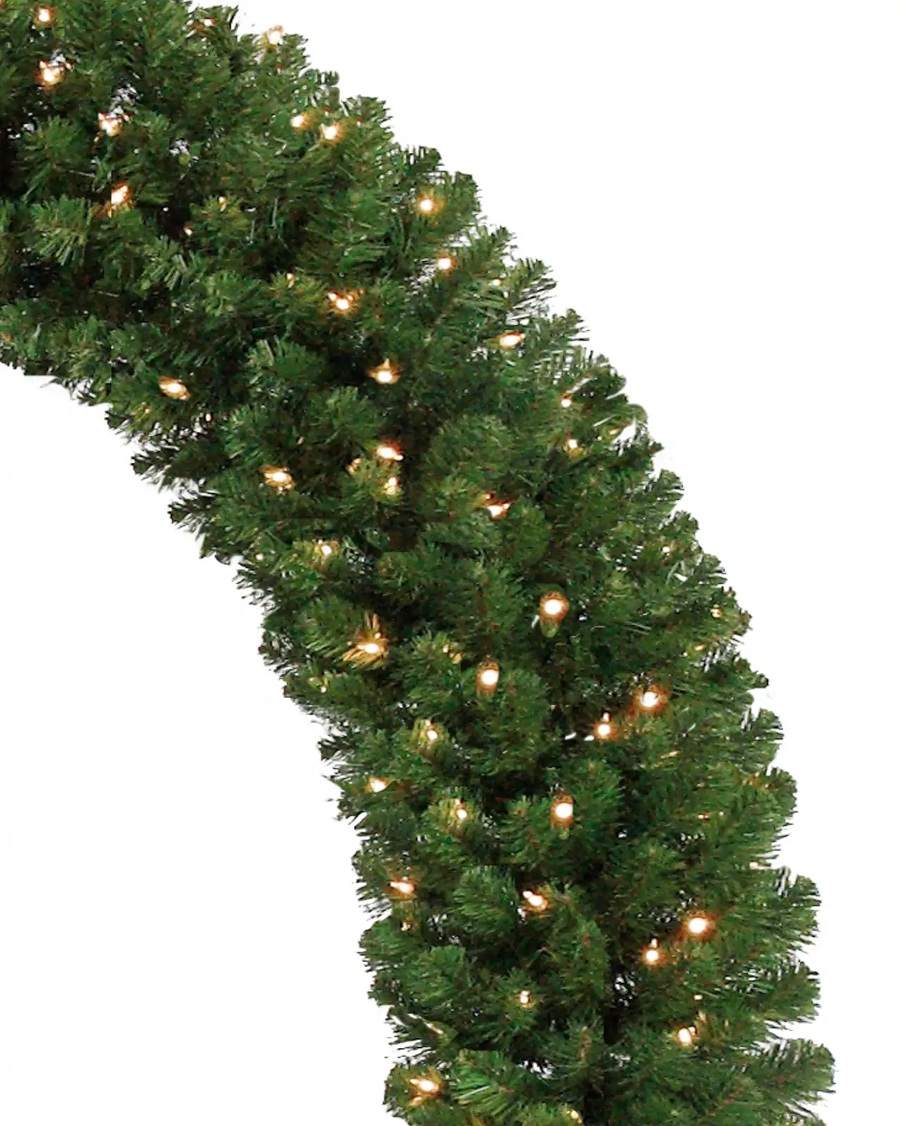 Pre-Lit Green Archway Tree