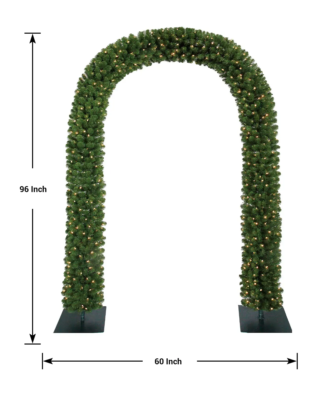 Pre-Lit Green Archway Tree
