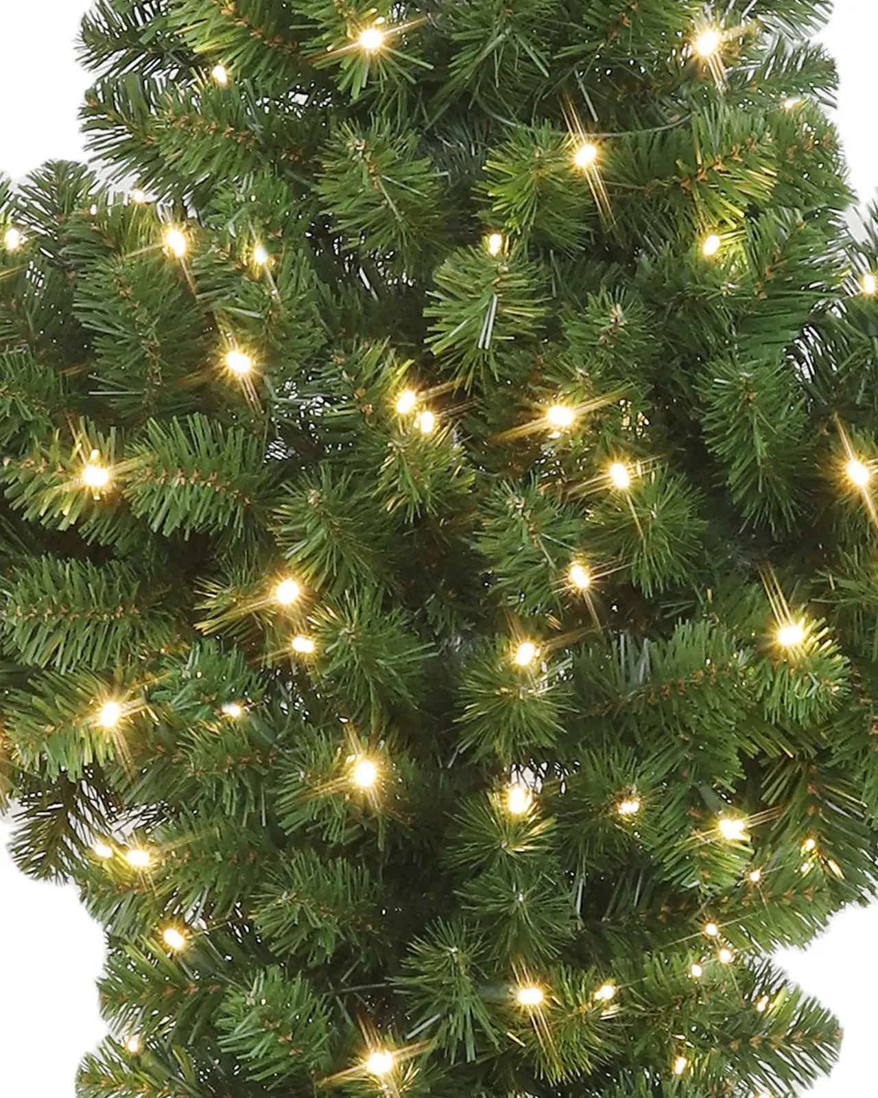Pre-Lit Green Cross Tree