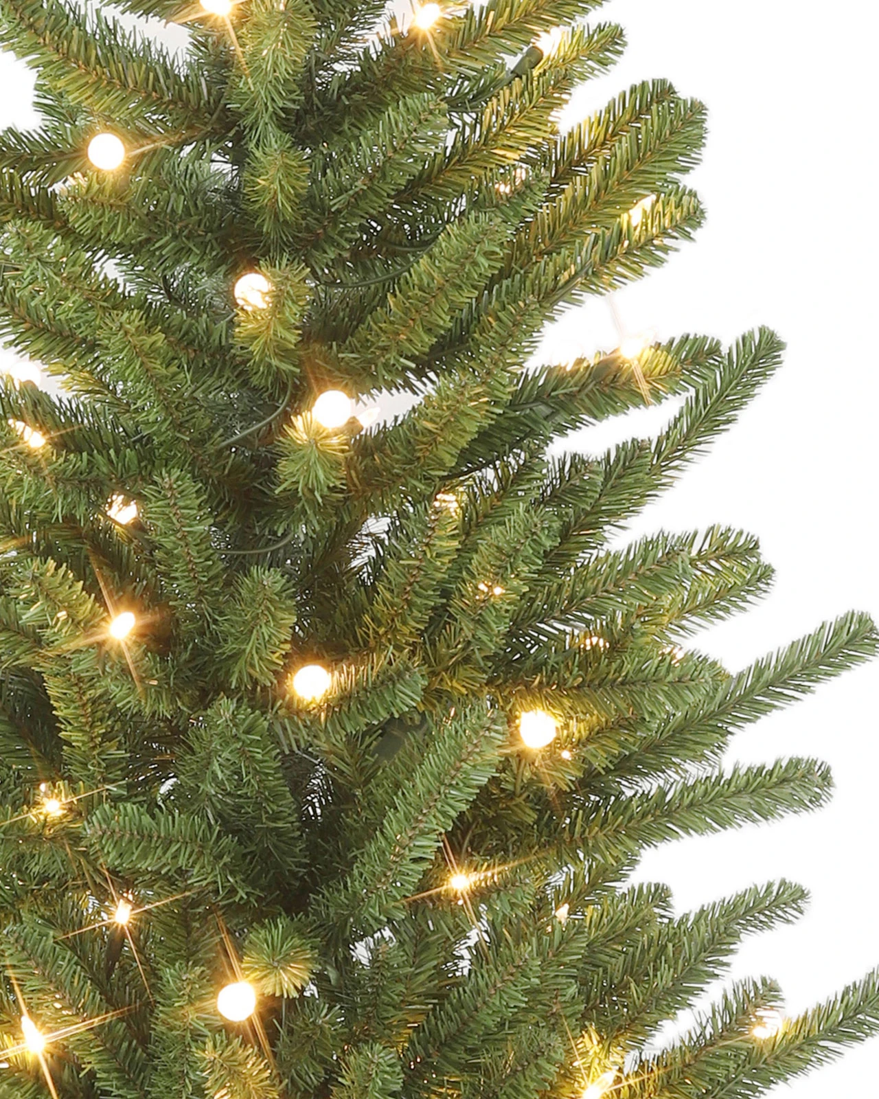 Pre-Lit Green Spruce Tree w/ Pot