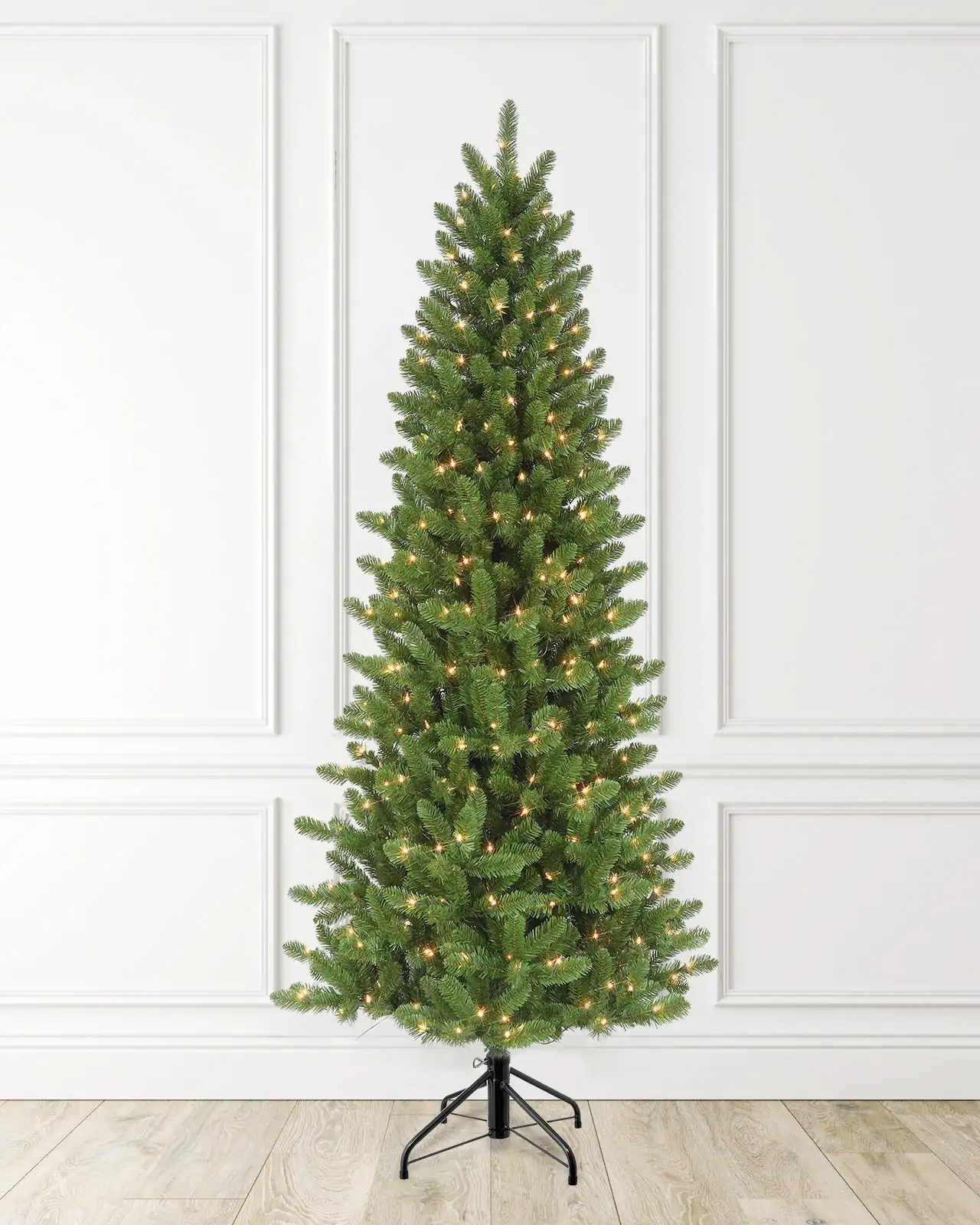 Pre-Lit Green Spruce- Slim