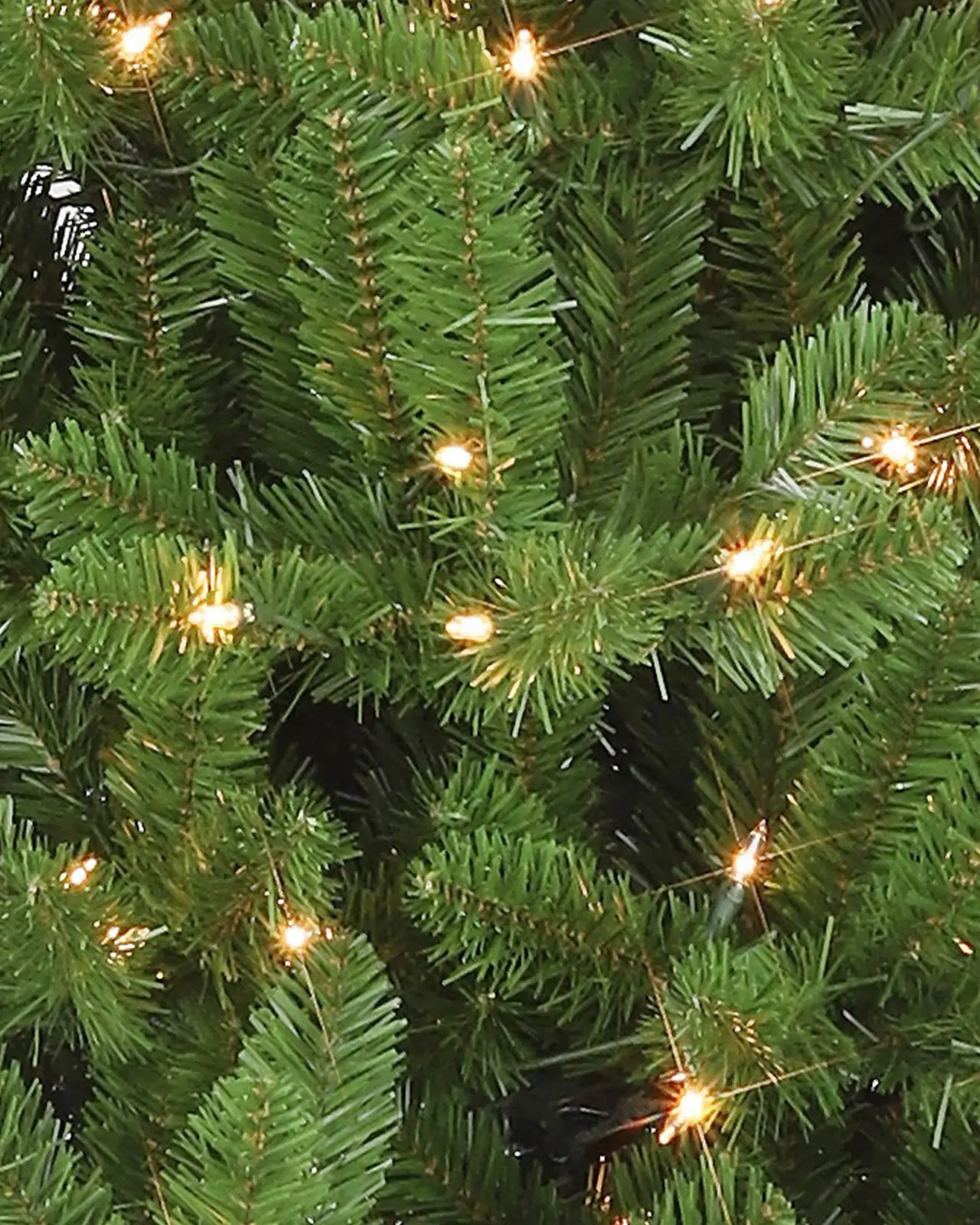 Pre-Lit Green Spruce- Slim