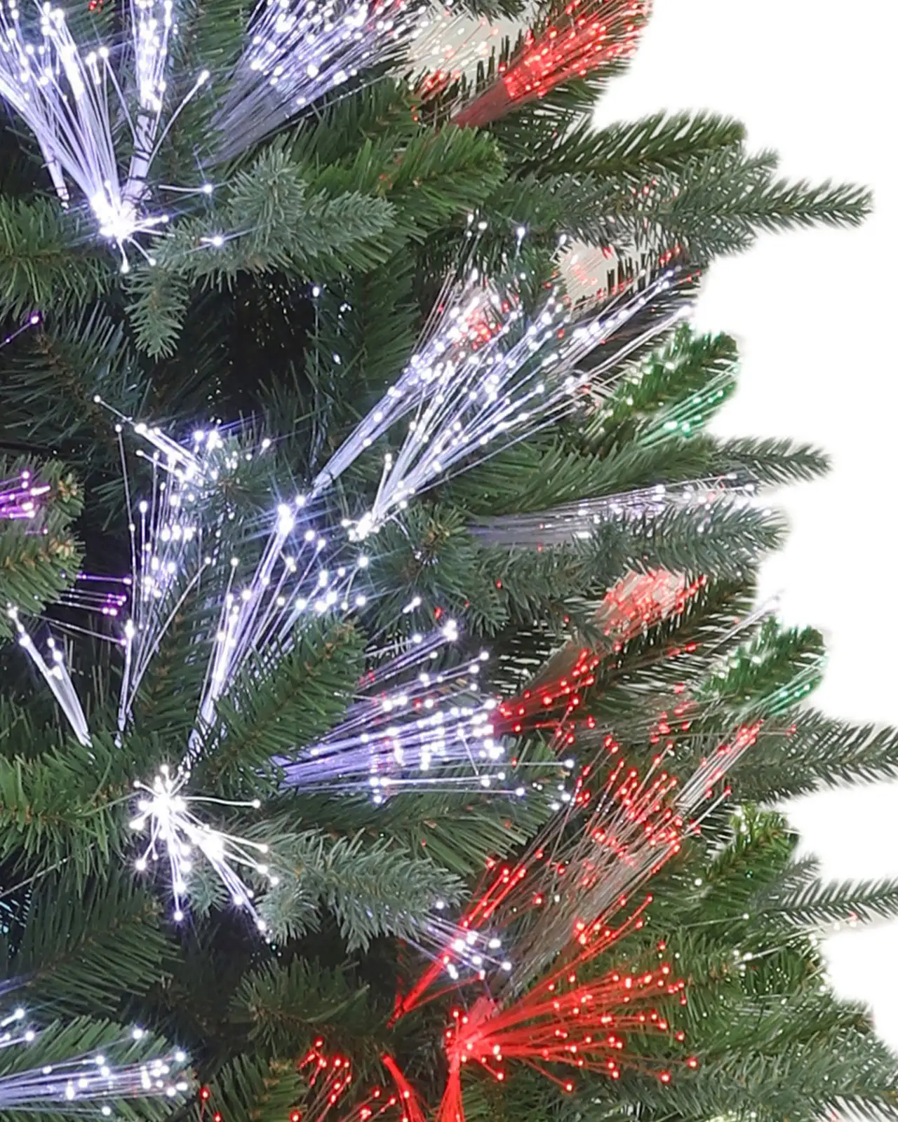 Pre-Lit Green Fir Fiber Optic Tree