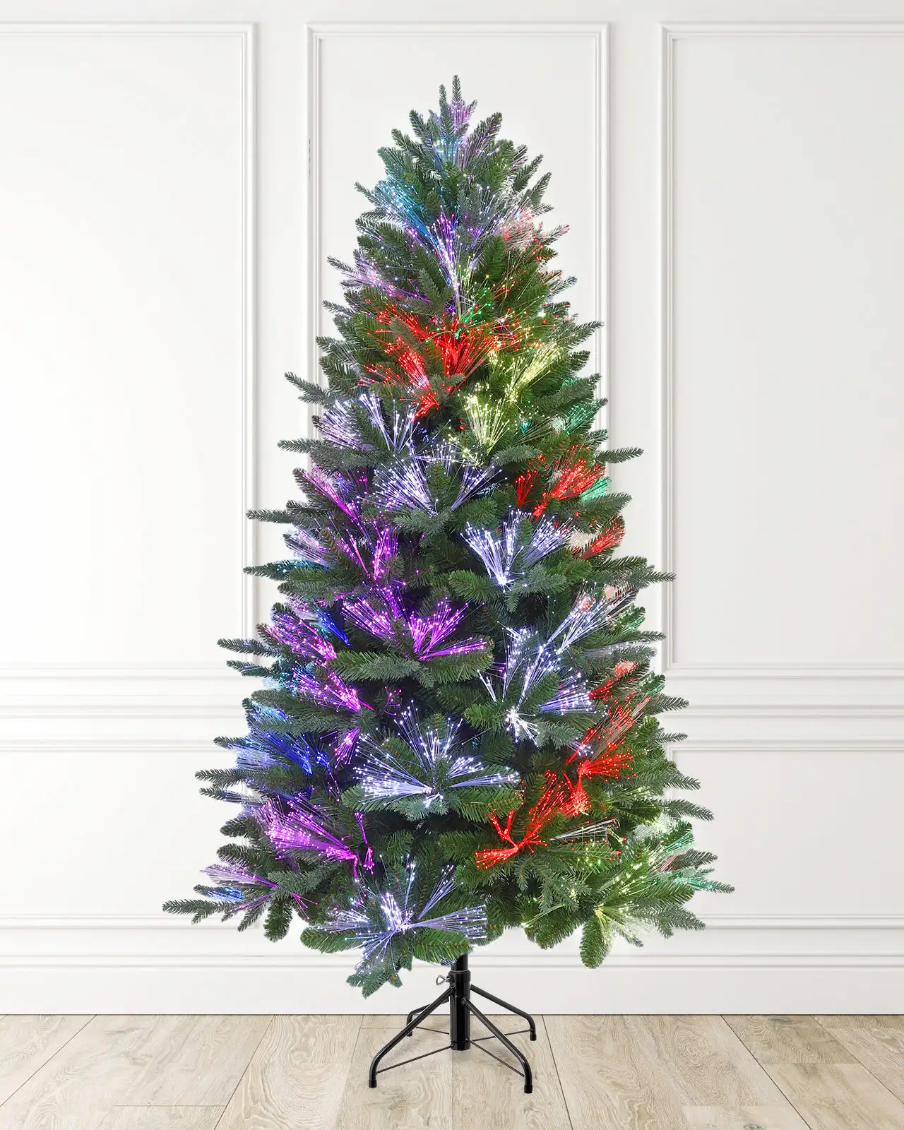 Pre-Lit Green Fir Fiber Optic Tree
