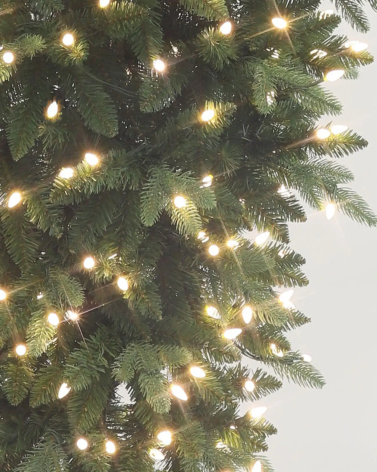 Pre-Lit Green Upsidedown Tree