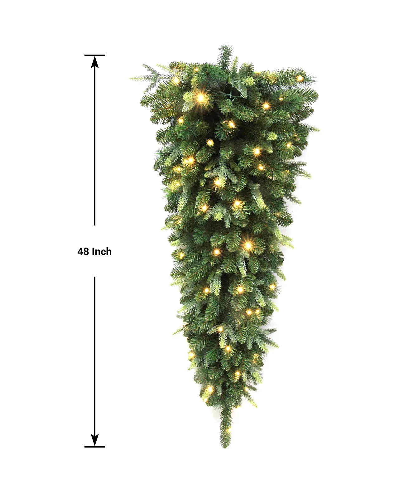 Pre-Lit Green Teardrop