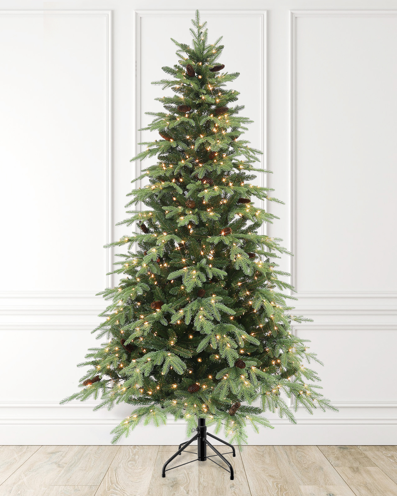 Pre-Lit Green Spruce Tree