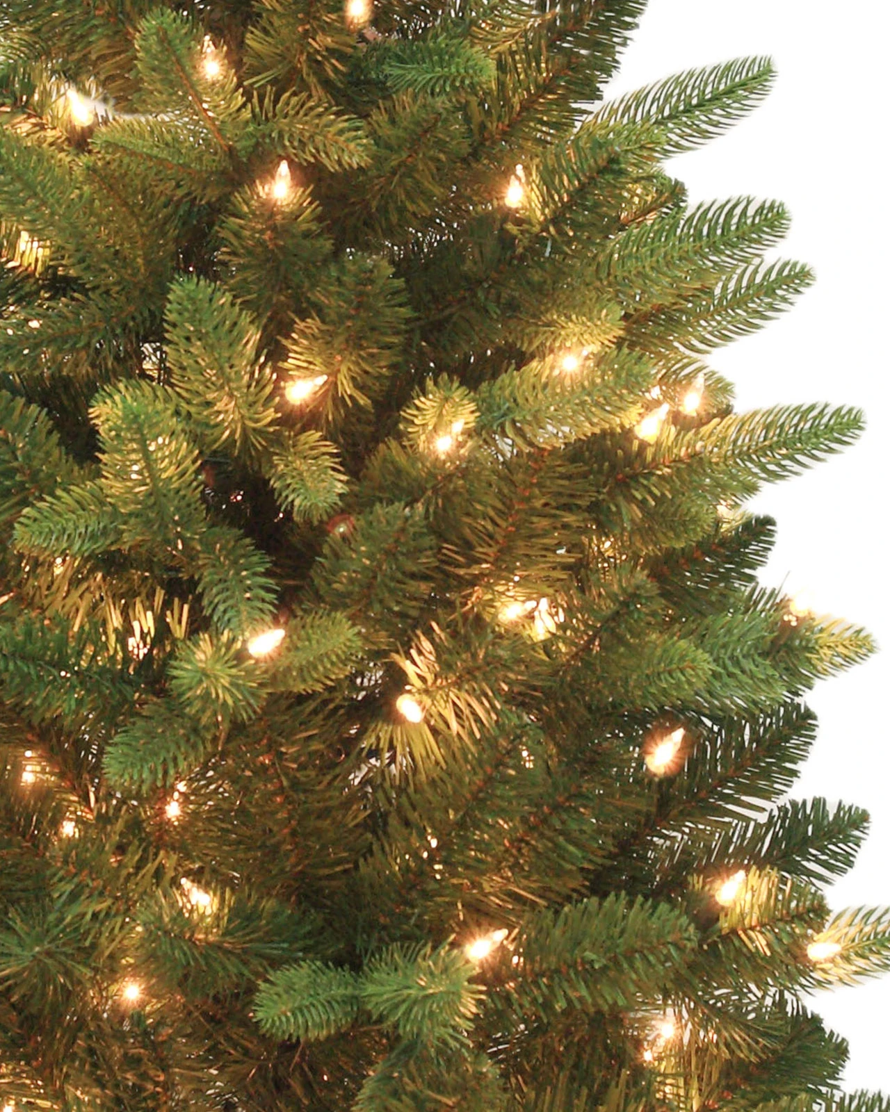 Pre-Lit Green Fir Tree w/Pot