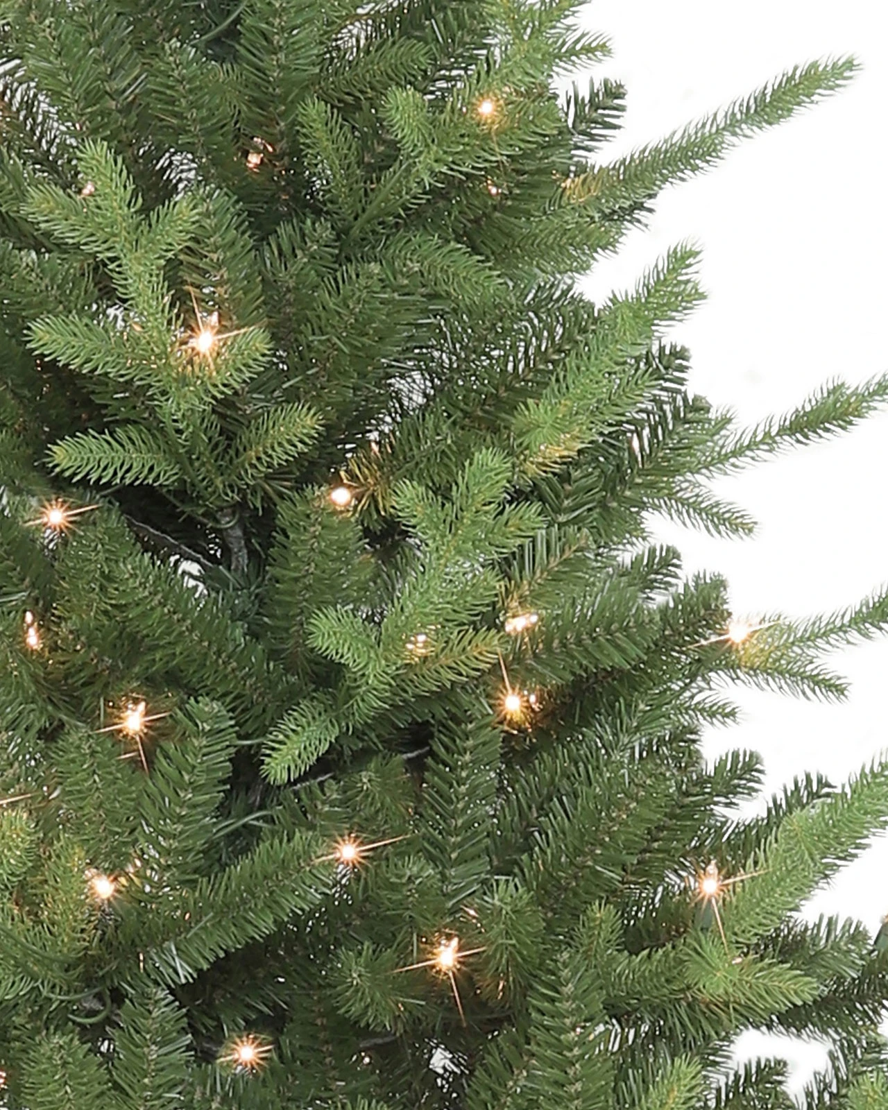 Pre-Lit Green Fir Tree w/Pot