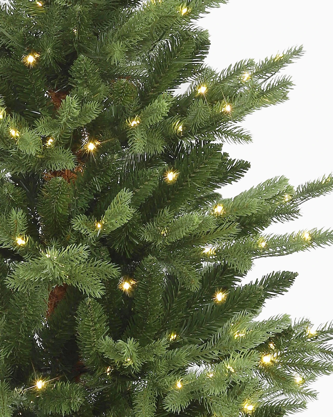 Pre-Lit Green Fir Tree w/Pot