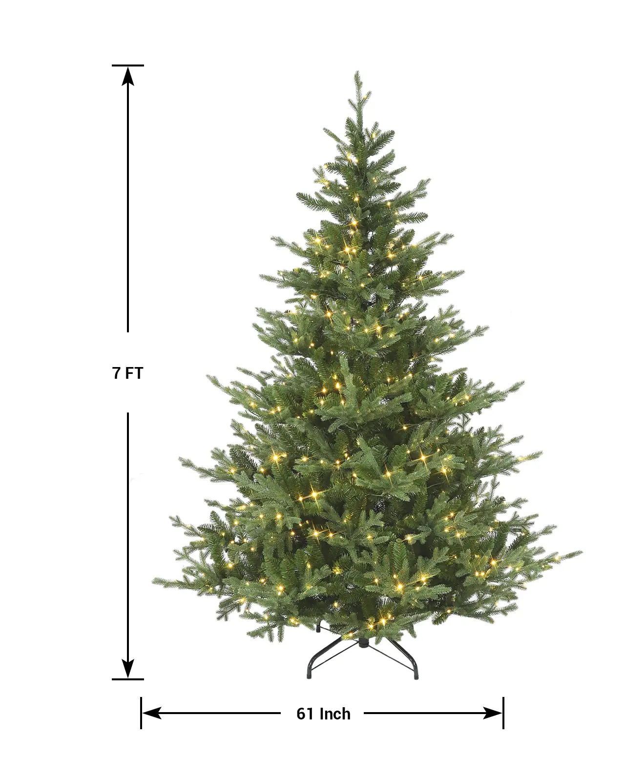 Pre-Lit Green Fir Tree