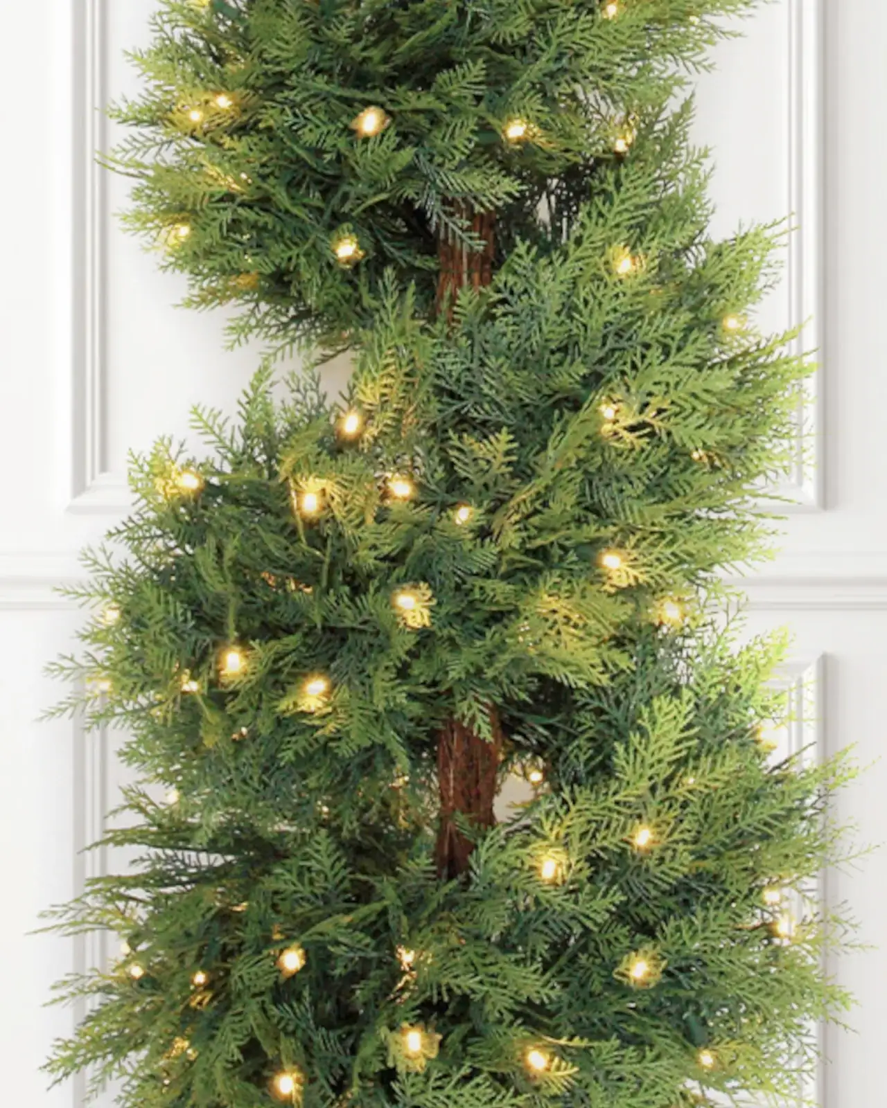 Pre-Lit Green Spiral Tree